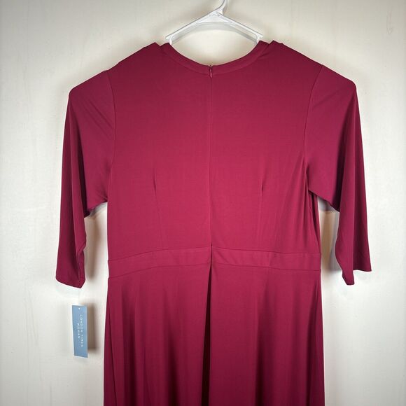 London Times Woman Fit And Flare Keyhole Dress Plus Size 16 NWT - Picture 8 of 11